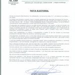 NOTA ELEITORAL